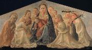 Fra Filippo Lippi Madonna of Humility with Angels and Carmelite Saints oil